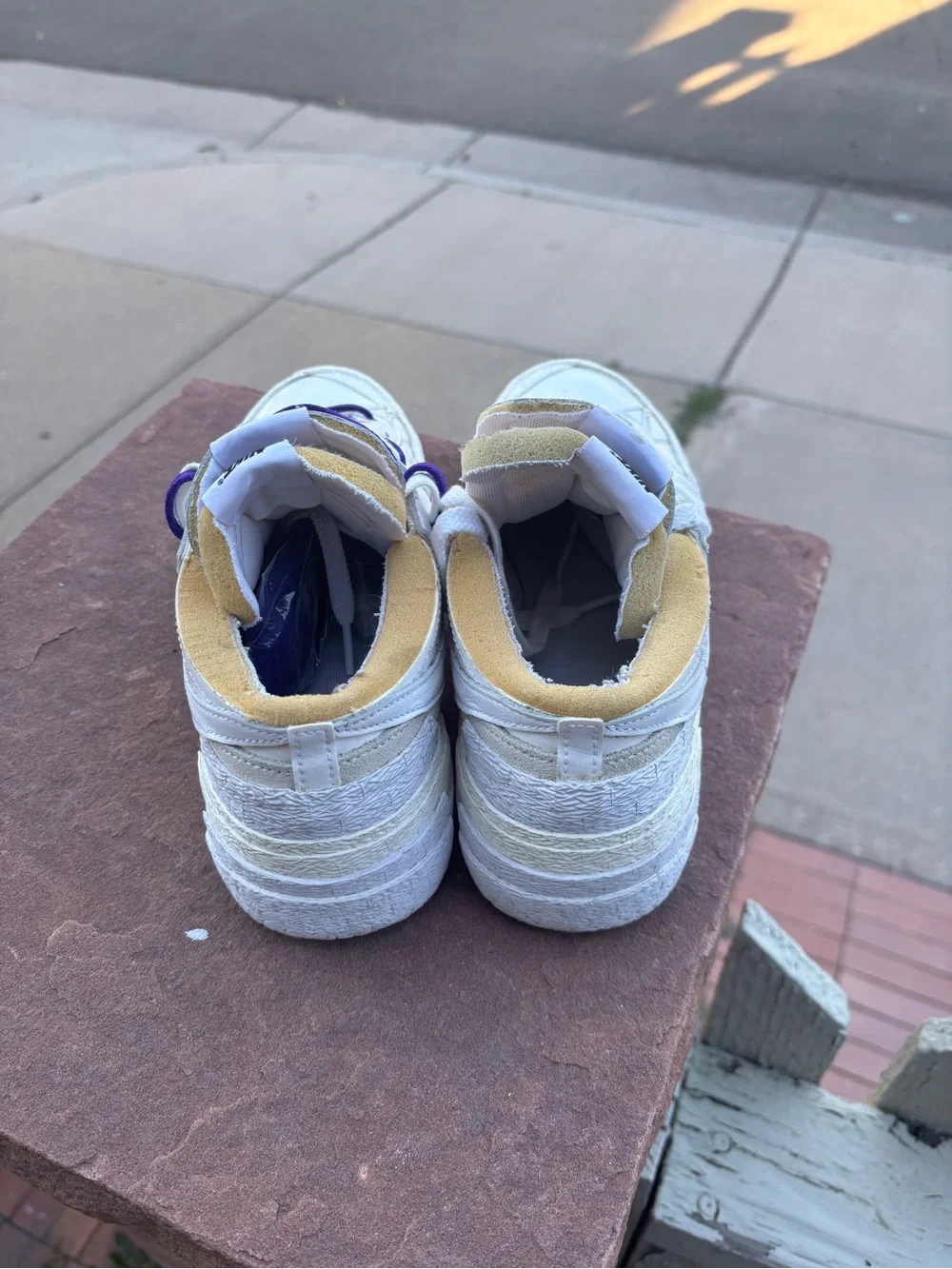 Nike Sacai x Blazer Low White Patent